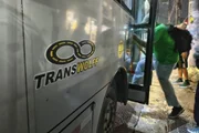 Ônibus na zona sul de São Paulo Ônibus na zona sul de São Paulo