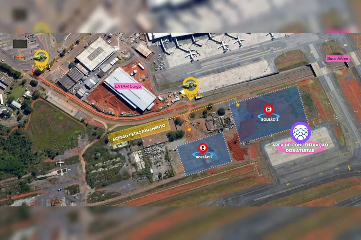 A corrida Flying Run Sunset será neste sábado. A partir das 15h, agentes do Detran-DF colocarão sinalização para orientar o acesso dos participantes A corrida Flying Run Sunset será neste sábado. A partir das 15h, agentes do Detran-DF colocarão sinalização para orientar o acesso dos participantes