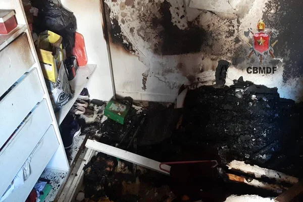 Incêndio Kitnet
