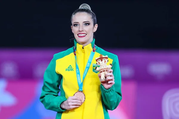 Lima 2019: ginasta Natália Gaudio conquista bronze no Pan-Americano