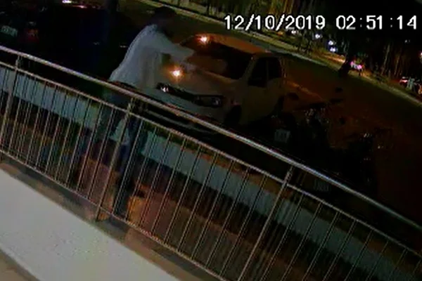 Vídeo mostra policial da CLDF baleado por agente penitenciário