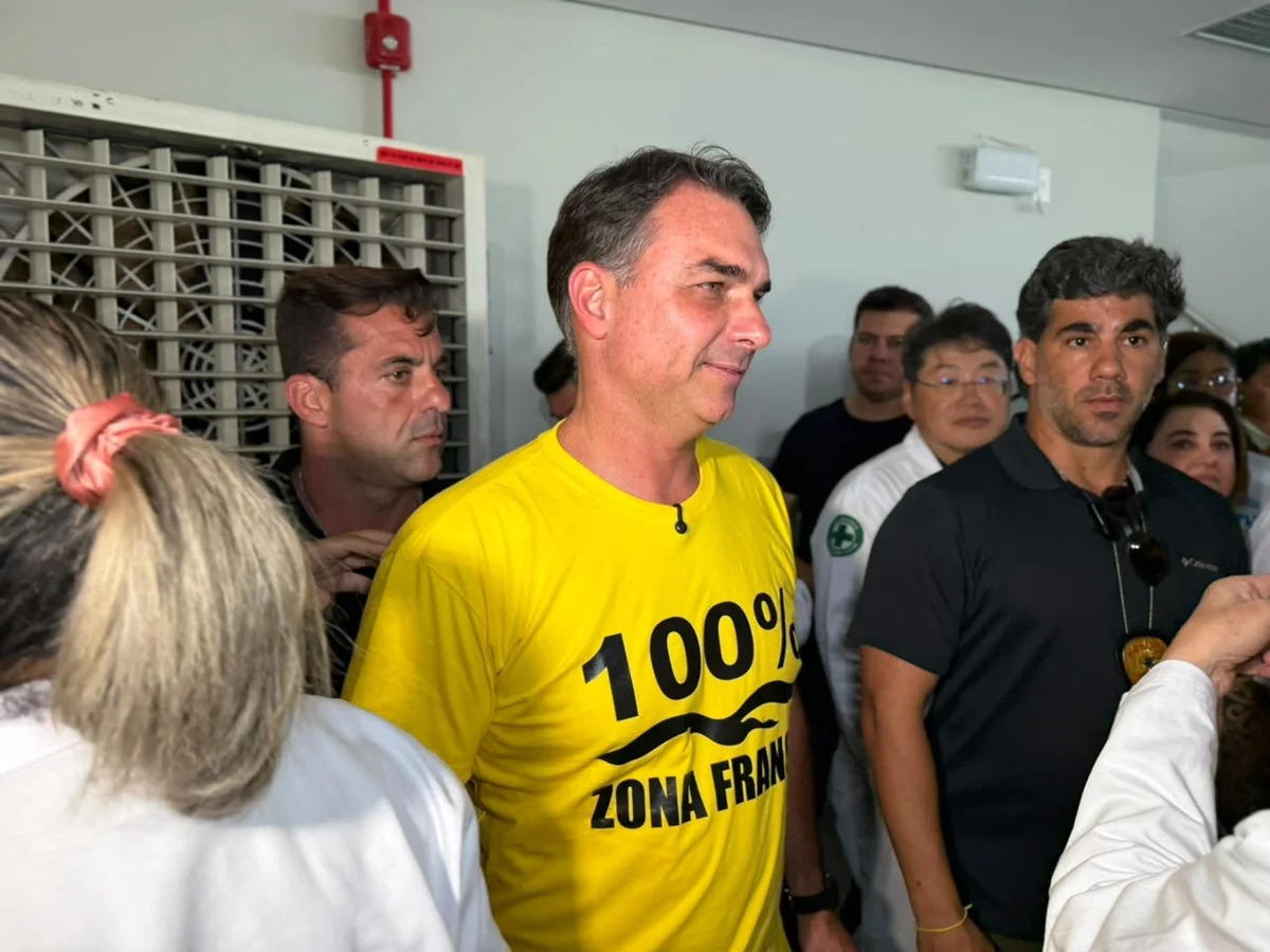 O presidenciável do PL, Flávio Bolsonaro O presidenciável do PL, Flávio Bolsonaro