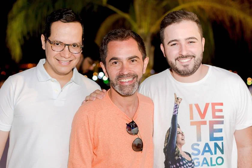 Marcelo Chaves, Cesar Serra e Felipe Malta Marcelo Chaves, Cesar Serra e Felipe Malta
