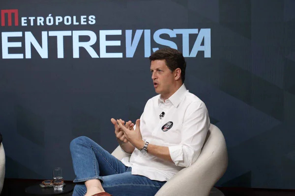 Ricardo Salles no Metrópoles Entrevista com os repórteres Rebeca Ligabue e Ramiro Brites - Metrópoles