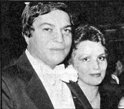 David José Lessa Mattos e a atriz Irene Ravache, que interpretavam par romântico na novela O Profeta