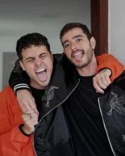 Paulo Guerra e o namorado, Vitor Chaves