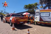 A bebê se afogou na piscina da própria casa