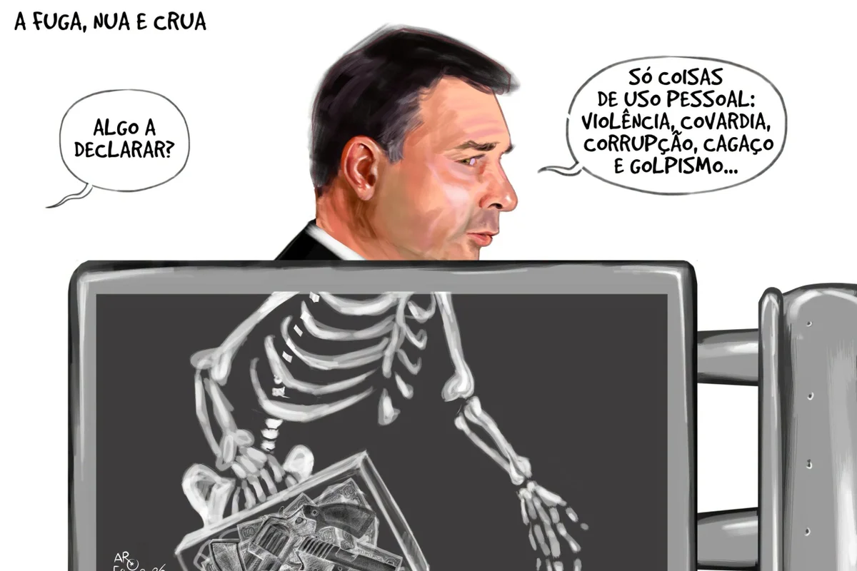 Entenda: Charge do Aroeira