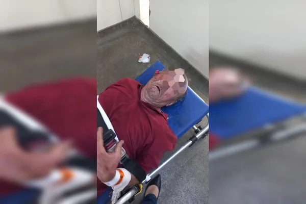 Idoso agredido por segurança