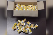 Embalagens de paçoca com cocaína