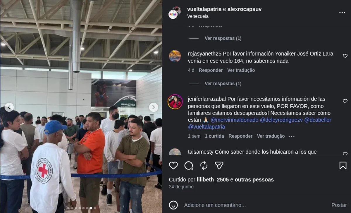 Terremotos na Venezuela: famílias de deportados desaparecidos cobram respostas - imagem 1 Terremotos na Venezuela: famílias de deportados desaparecidos cobram respostas - imagem 1