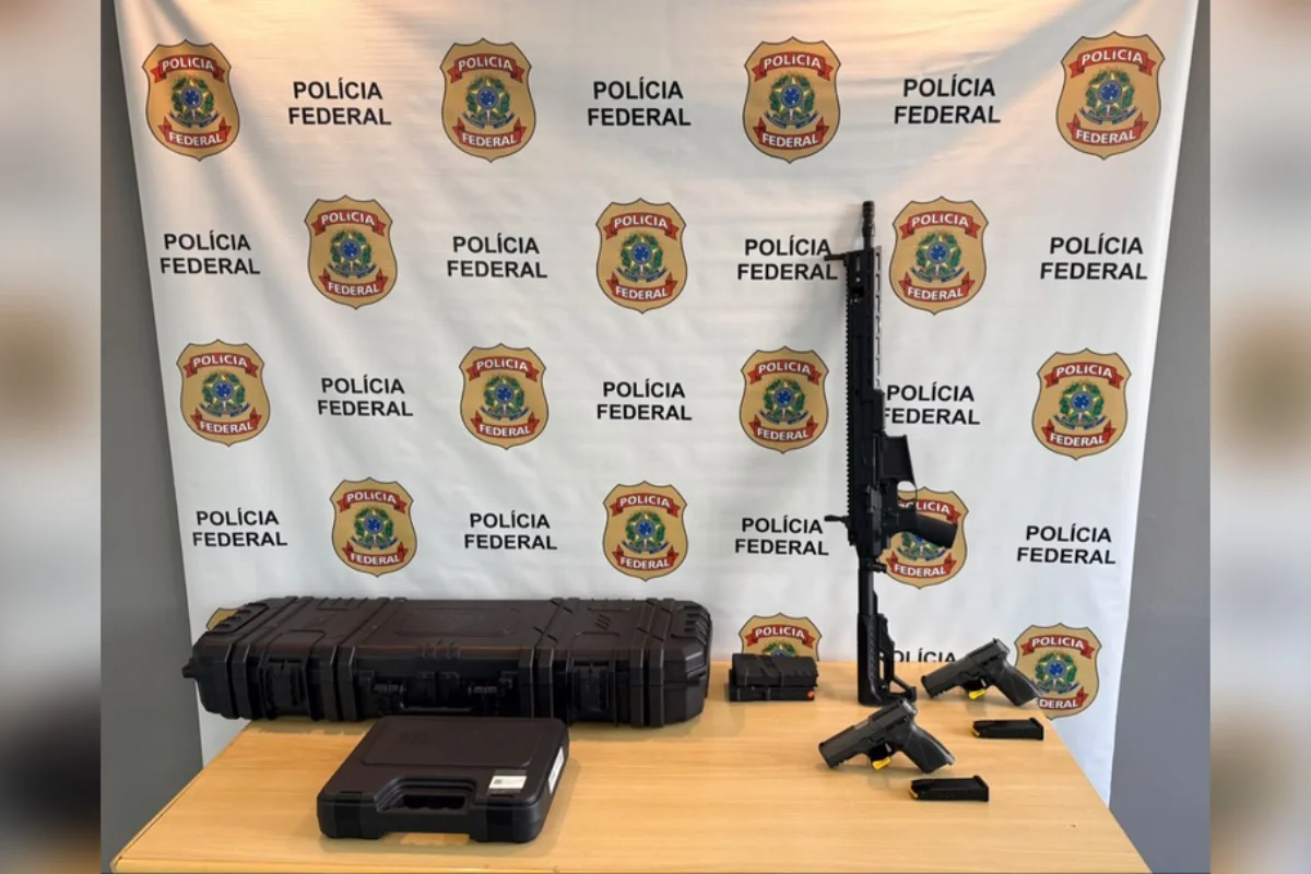PF apreende armas compradas com documentos falsos no Rio