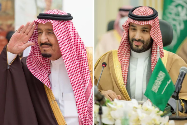 Foto colorida de imagens de dois homens pardos com roupas mulçumanas - Metrópoles