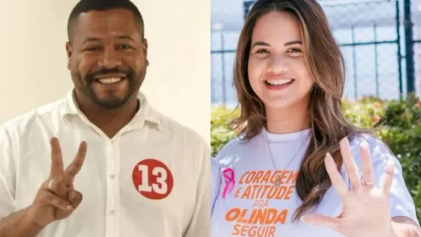 Vinicius Castello (PCdoB) e Mirella Almeida (PSD)