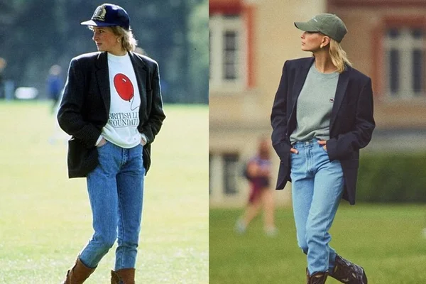 22 anos sem Princesa Diana: Hailey Bieber se inspira e recria looks
