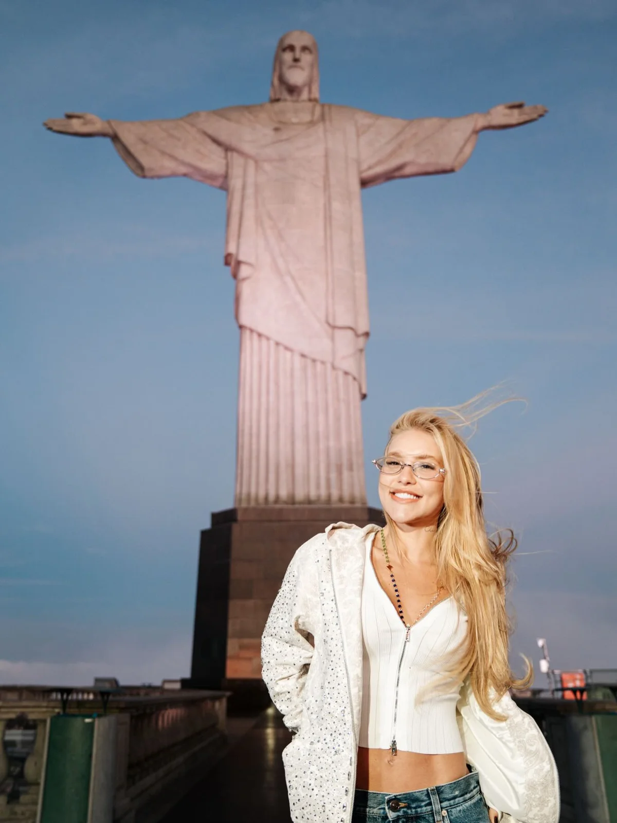 Virginia no Cristo Redentor Virginia no Cristo Redentor