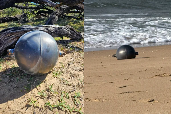 Esferas metálicas aparecem em praia na Austrália e causam intriga