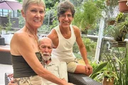 Leonardo Brício posa com Gracindo Jr. e sua esposa Leonardo Brício posa com Gracindo Jr. e sua esposa