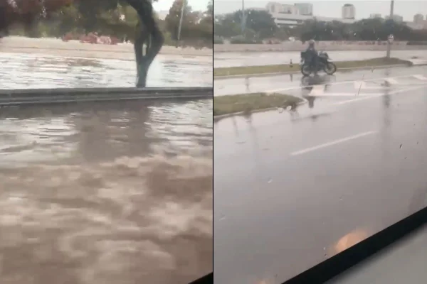 Com trechos da Marginal Tietê alagados, SP tem 10 pontos intransitáveis