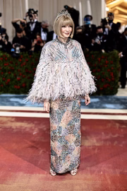 Anna no Met Gala 2022, com o tema In America: An Anthology of Fashion