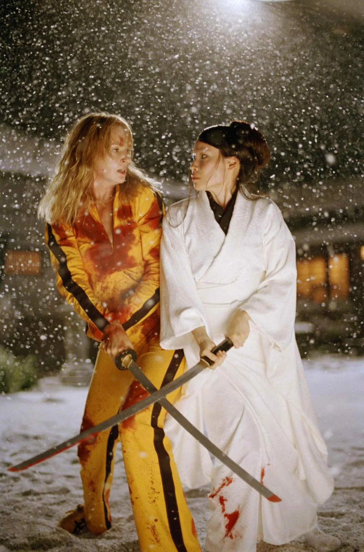 Lucy Liu e Uma Thurman Lucy Liu e Uma Thurman