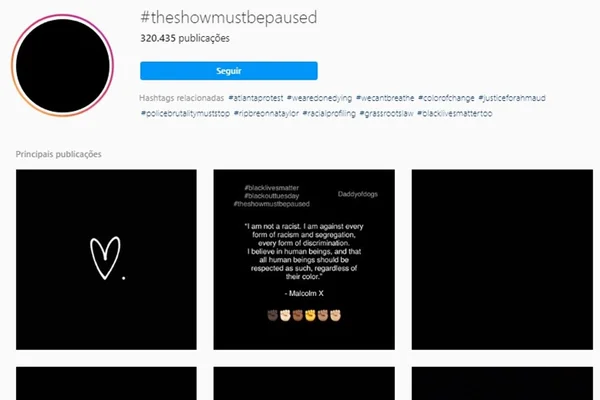 Blackout Tuesday: entenda por que o seu feed está cheio de imagens pretas