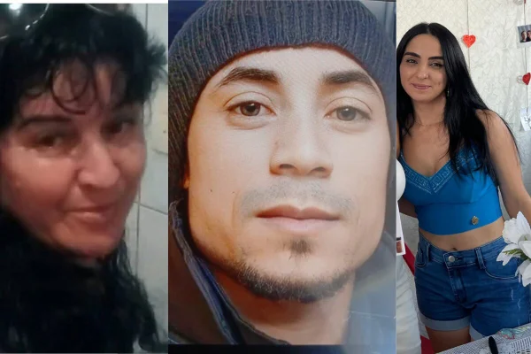Montagem com 3 fotos, esquerda mulher mais velha, no meio homem pardo, direitra jovem branca - Metrópoles