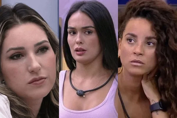 BBB23: enquete aponta quem sai entre Amanda, Domitila e Larissa