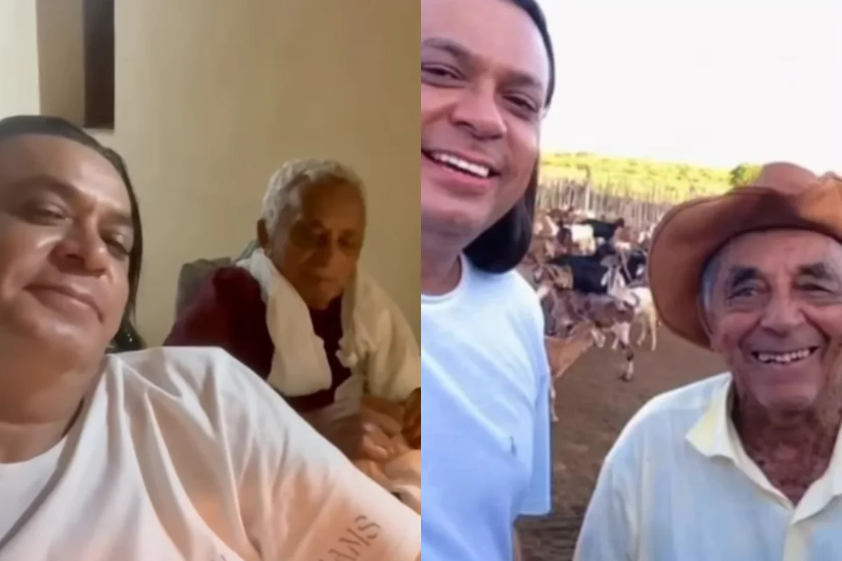 Frank Aguiar lamenta a morte do pai, Francisco Hilário, aos 87 anos