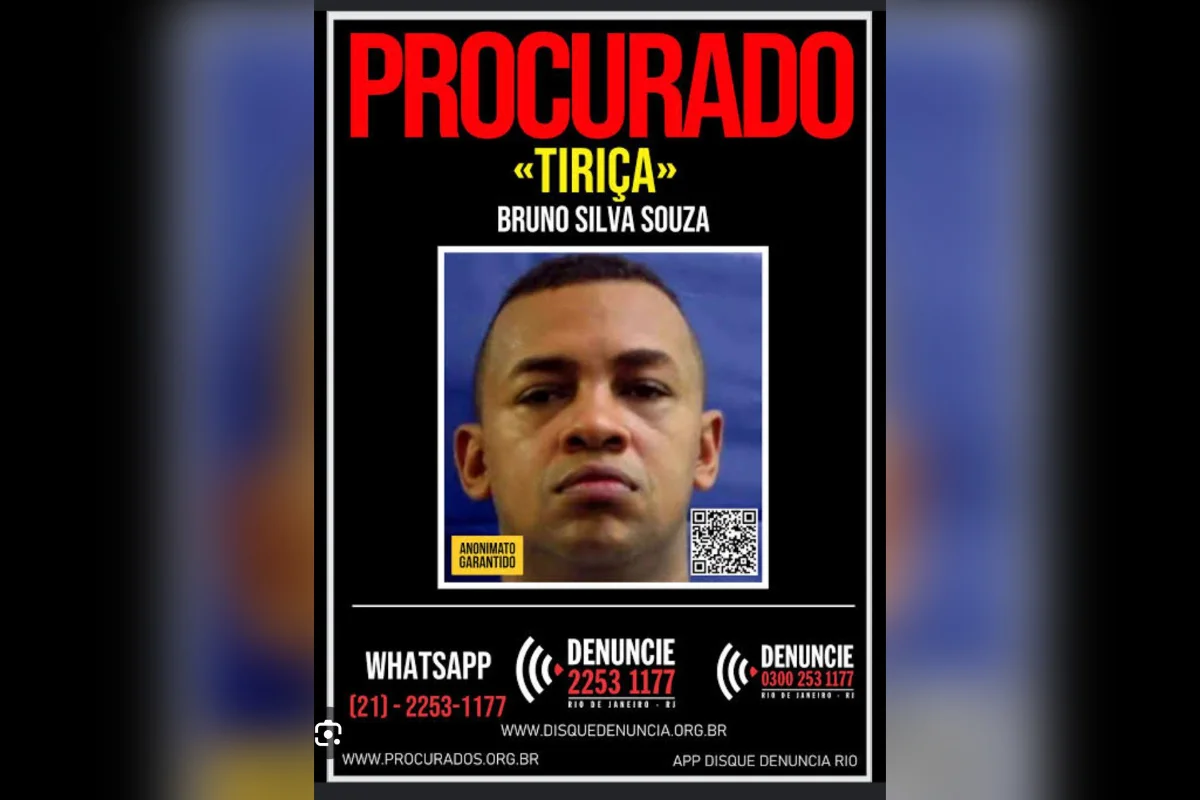 Polícia do Rio mira equipe de “Tiriça”, traficante do CV ligado a Doca - imagem 5 Polícia do Rio mira equipe de “Tiriça”, traficante do CV ligado a Doca - imagem 5