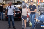 Gustavo Gonçalves Suppa, de camiseta branca, e Victor Baracho Alves, de camiseta preta