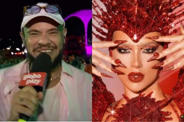 Desfile das Campeãs: Gominho alfineta samba de Virgínia ao vivo