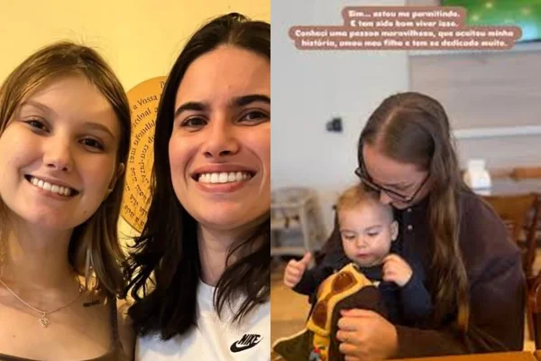 Pelas redes sociais, Renata Veloso, irmã de Isabel Veloso, reagiu a rumores sobre relação de Lucas Borba e filho da influenciadora