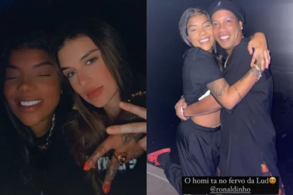 Rolê aleatório? Ludmilla reúne Ronaldinho, Romário e influencers em festa