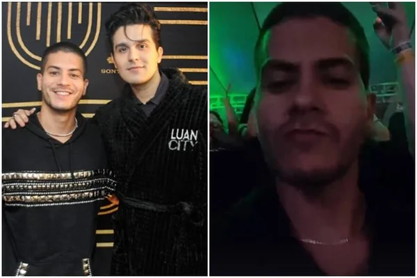 Robôs? Veja como Arthur Aguiar foi recebido no show de Luan Santana
