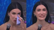 Michelle Barros foi às lágrimas no programa de Faustão Michelle Barros foi às lágrimas no programa de Faustão