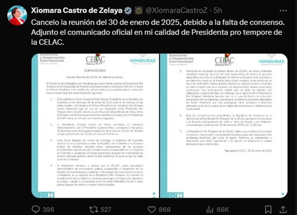 imagem colorida cancelamento reuniao celac