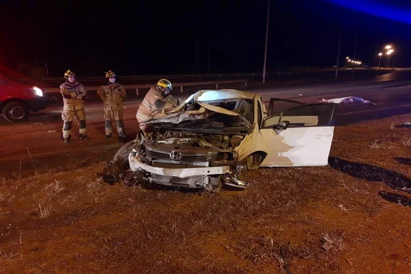 Acidente na BR-020 deixa um morto e uma pessoa ferida