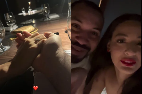 Montagem com fotos coloridas de Beatriz Reis e Gil do Vigor - Metrópoles