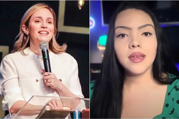 Montagem com imagens coloridas de Thalita Pereira e Dayane Damasceno - Metrópoles