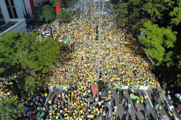 Ato convocado por Jair Bolsonaro na Paulista - Metrópoles