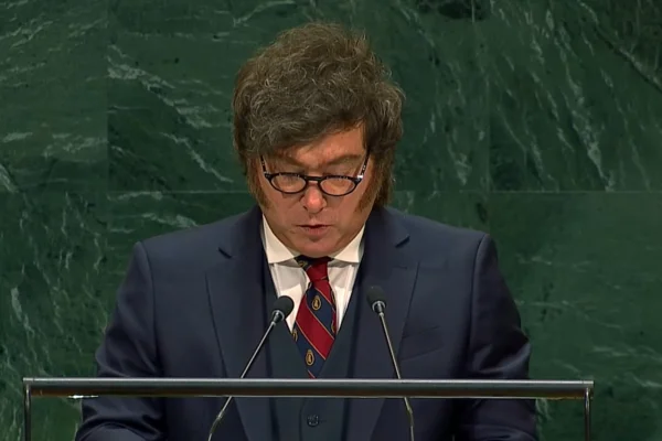 Javier Milei na ONU