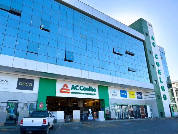 foto colorida da fachada da loja AC COELHO