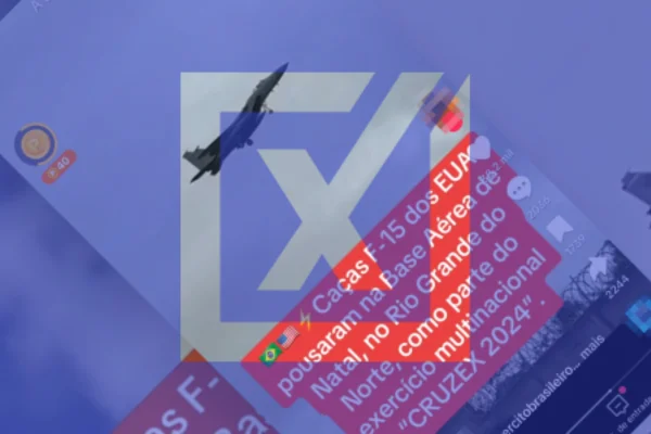Aeronaves estrangeiras mostradas em vídeo participavam de simulação da FAB. - Metrópoles
