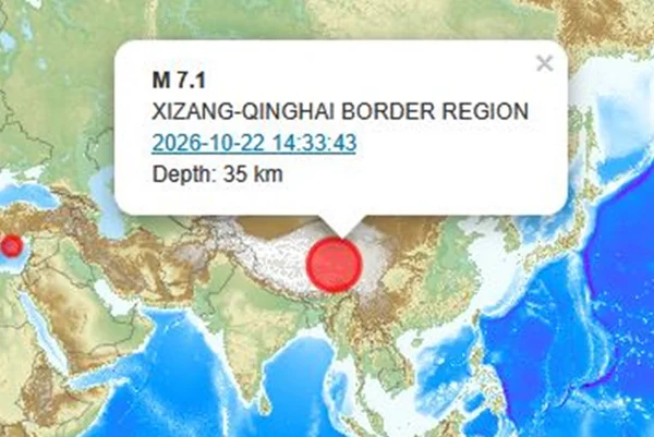 Terremoto de magnitude 7 atinge Tibete, na China