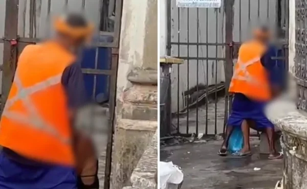 Casal é flagrado fazendo sexo em praça no Pelourinho
