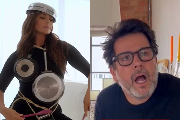 montagem com Giovanna Atonelli e Murilo Benício - metrópoles
