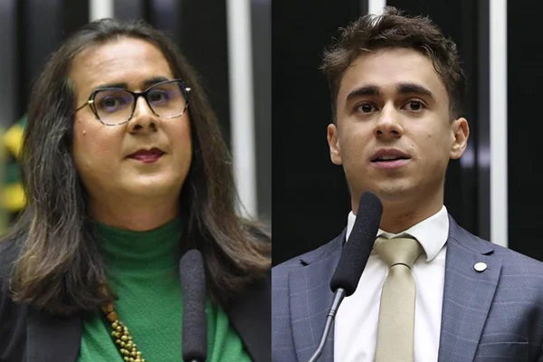 Deputada Duda Salabert e Nikolas