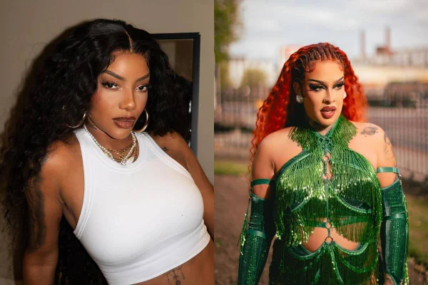 Foto colorida de Ludmilla e Gloria Groove - Metrópoles