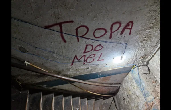 pichação em parede